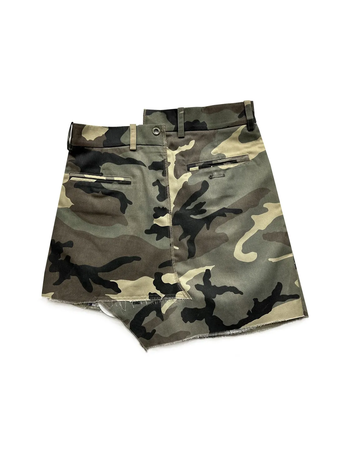 Paolo Leduc Domination Camuflaje mini jupe camouflage coton