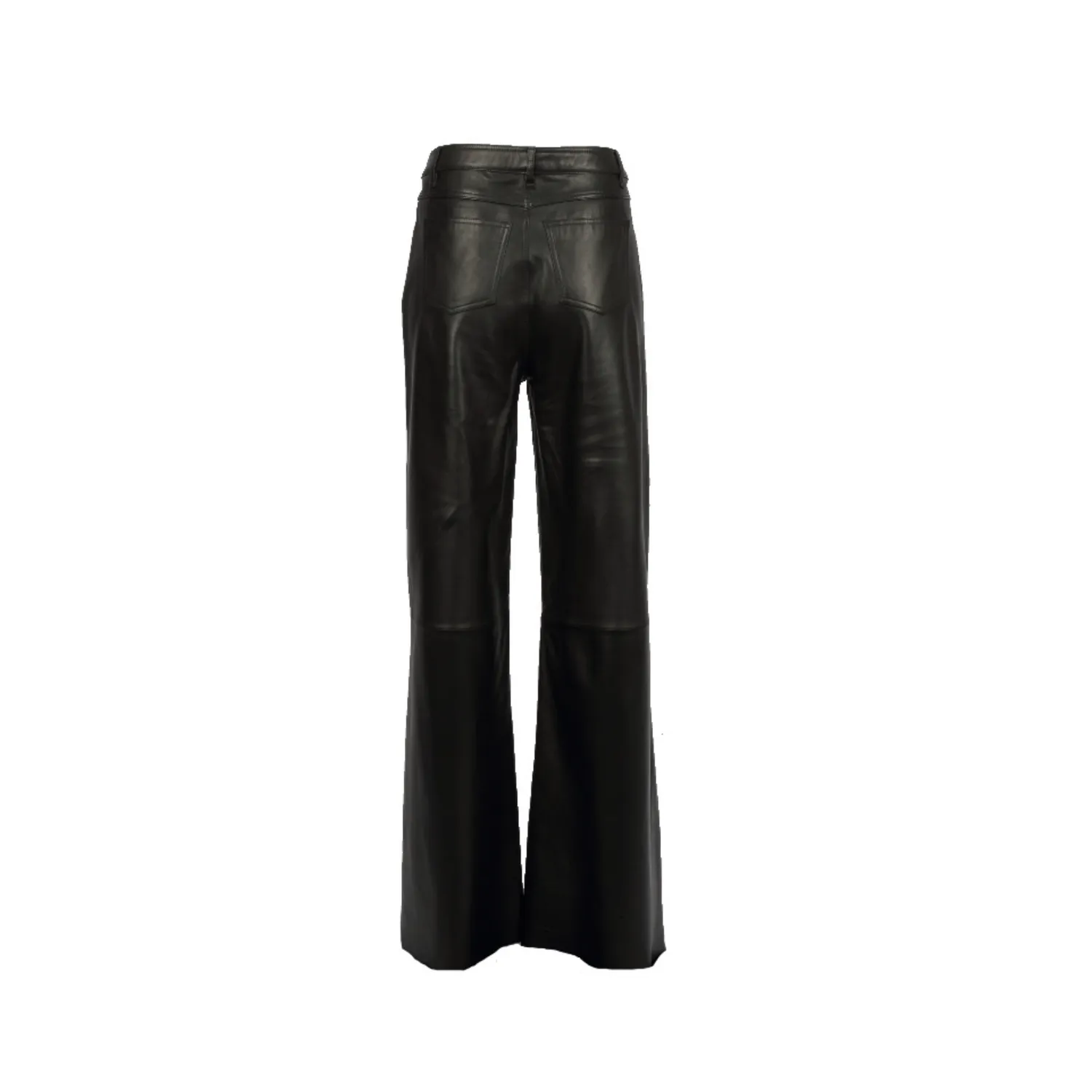Oakwood Delph 65309 pantalon large cuir noir