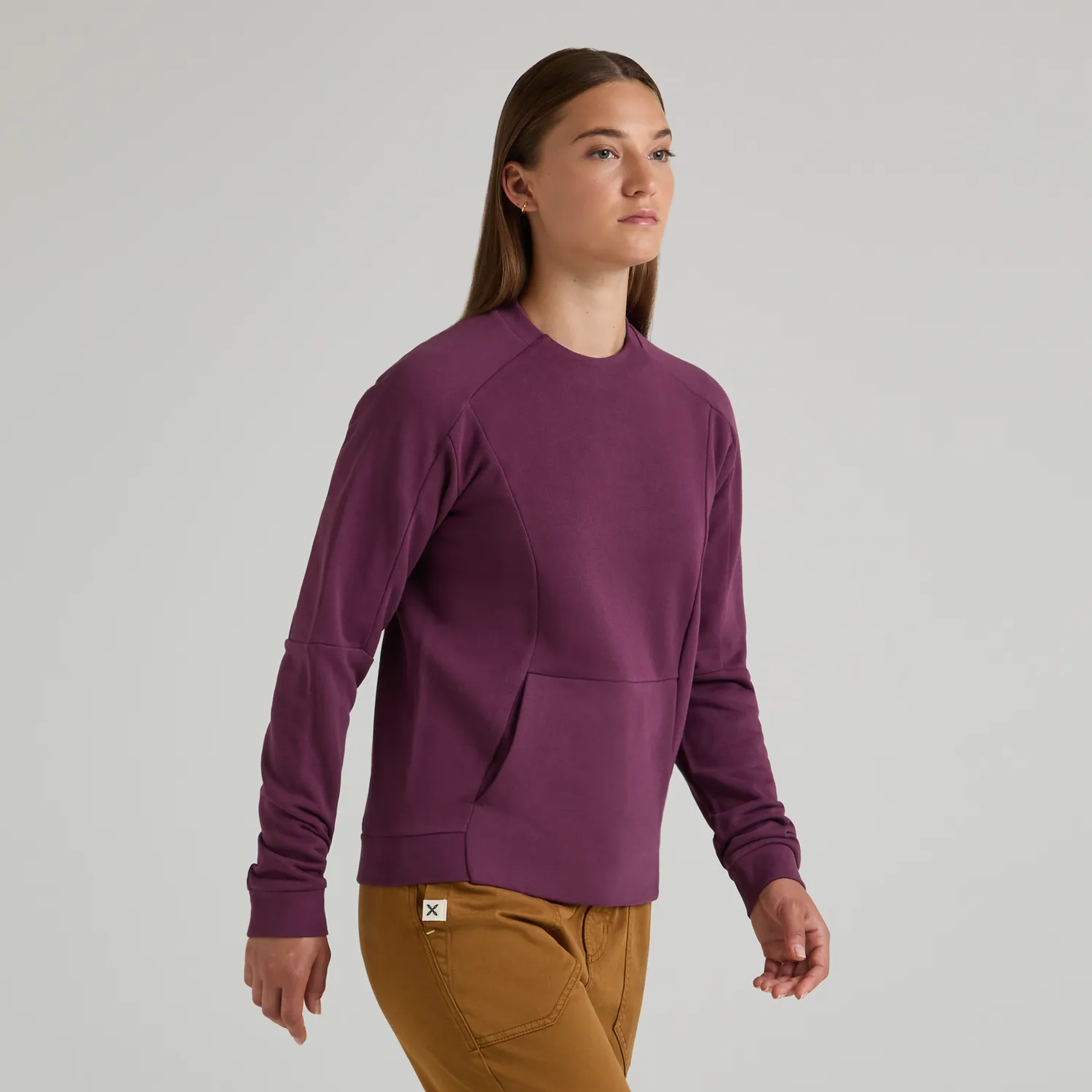 Montura Gobi Crewneck Sweater sweat femme noir coton