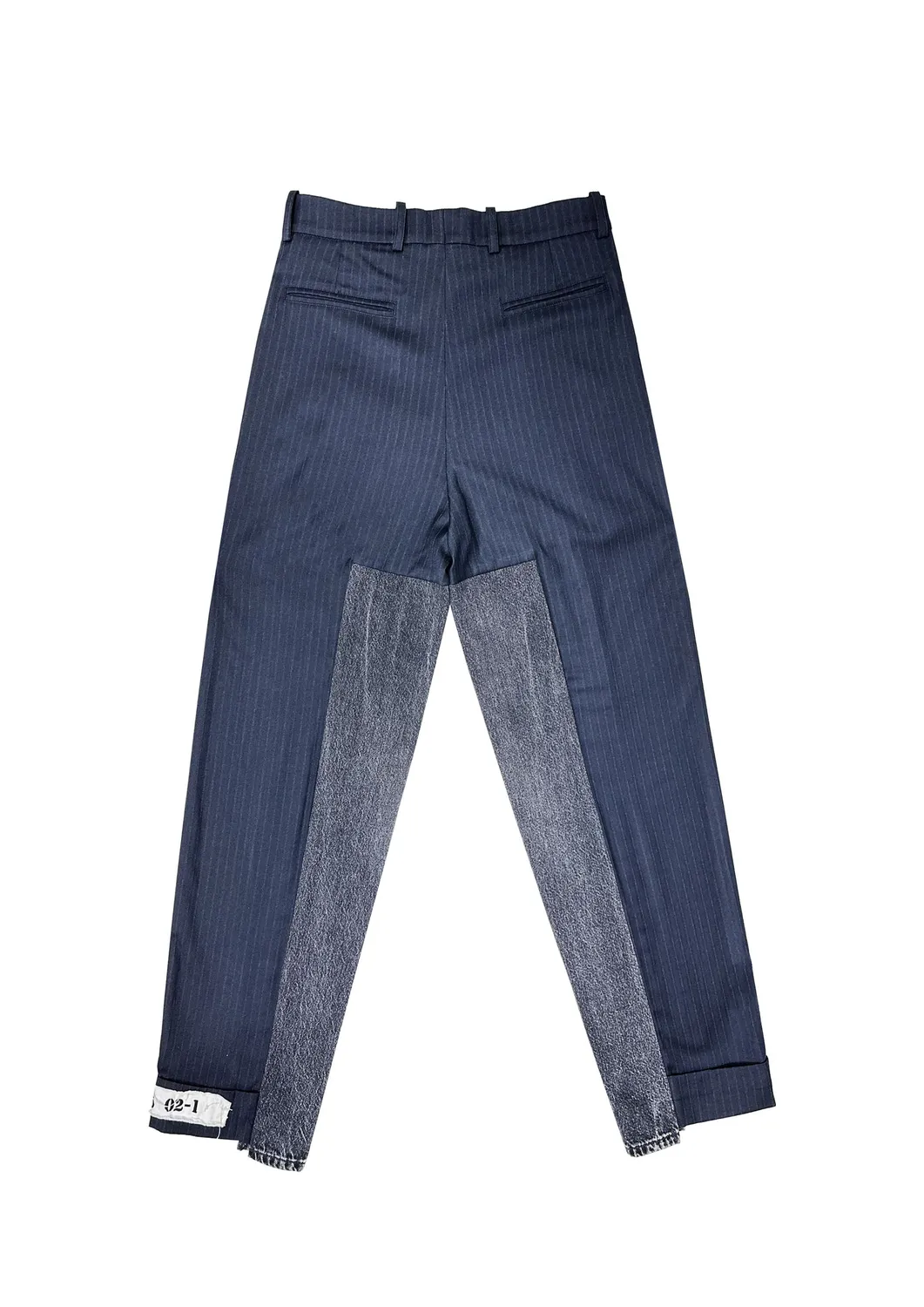 Paolo Leduc Tailor Worker pantalon tailleur rayé laine