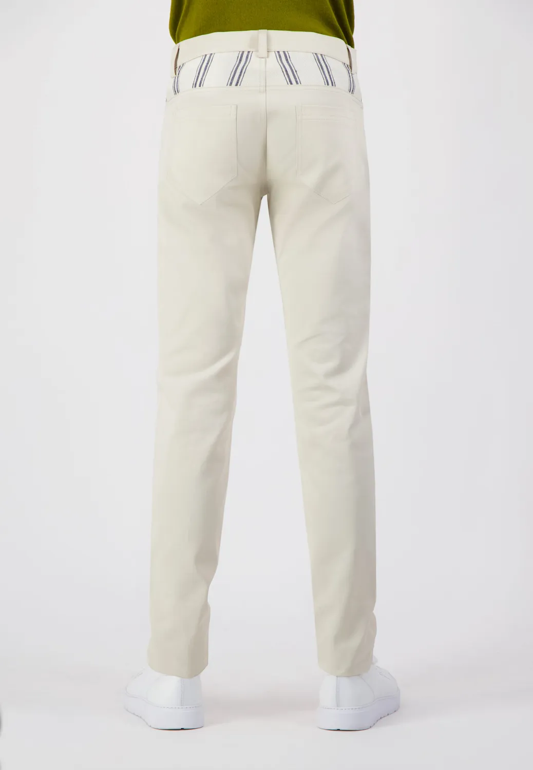 Pierre Talamon Yoke pantalon rayures