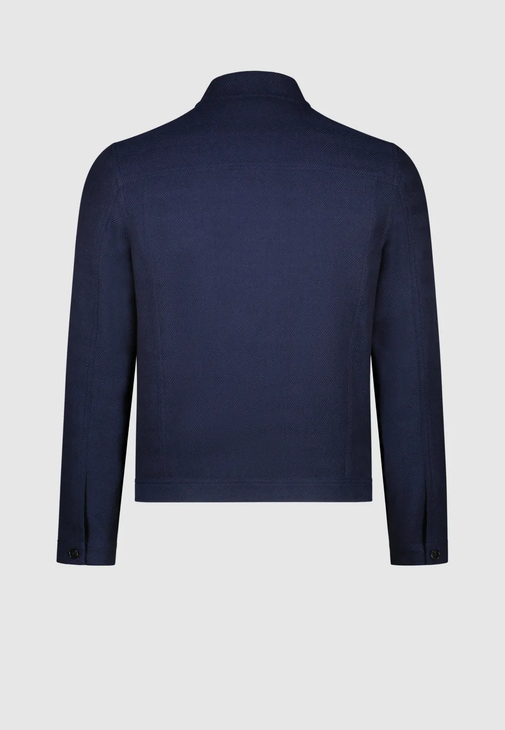 Pierre Talamon Trucker Navy blouson bleu marine droit