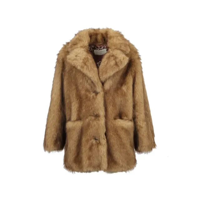 Oakwood Crazy 65298 veste longue taupe fourrure