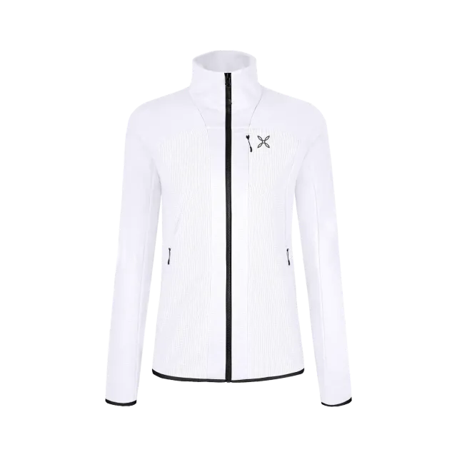 Montura Stretch 2 Maglia polaire femme zip noir recyclé