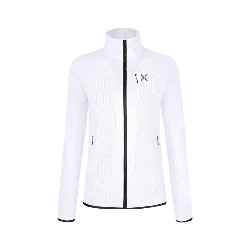 Montura Stretch 2 Maglia polaire femme zip noir recyclé