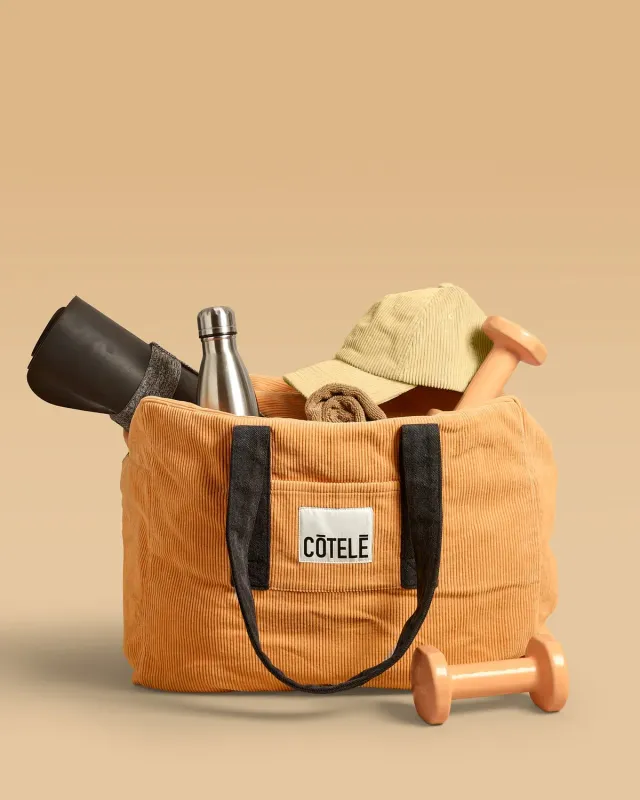 Cotelé Paris sac Bonny pêche week-end velours bio TU