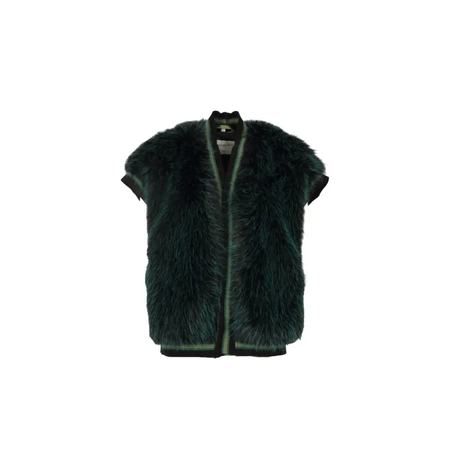 Oakwood Olympia 65095 gilet fourrure vert foncé