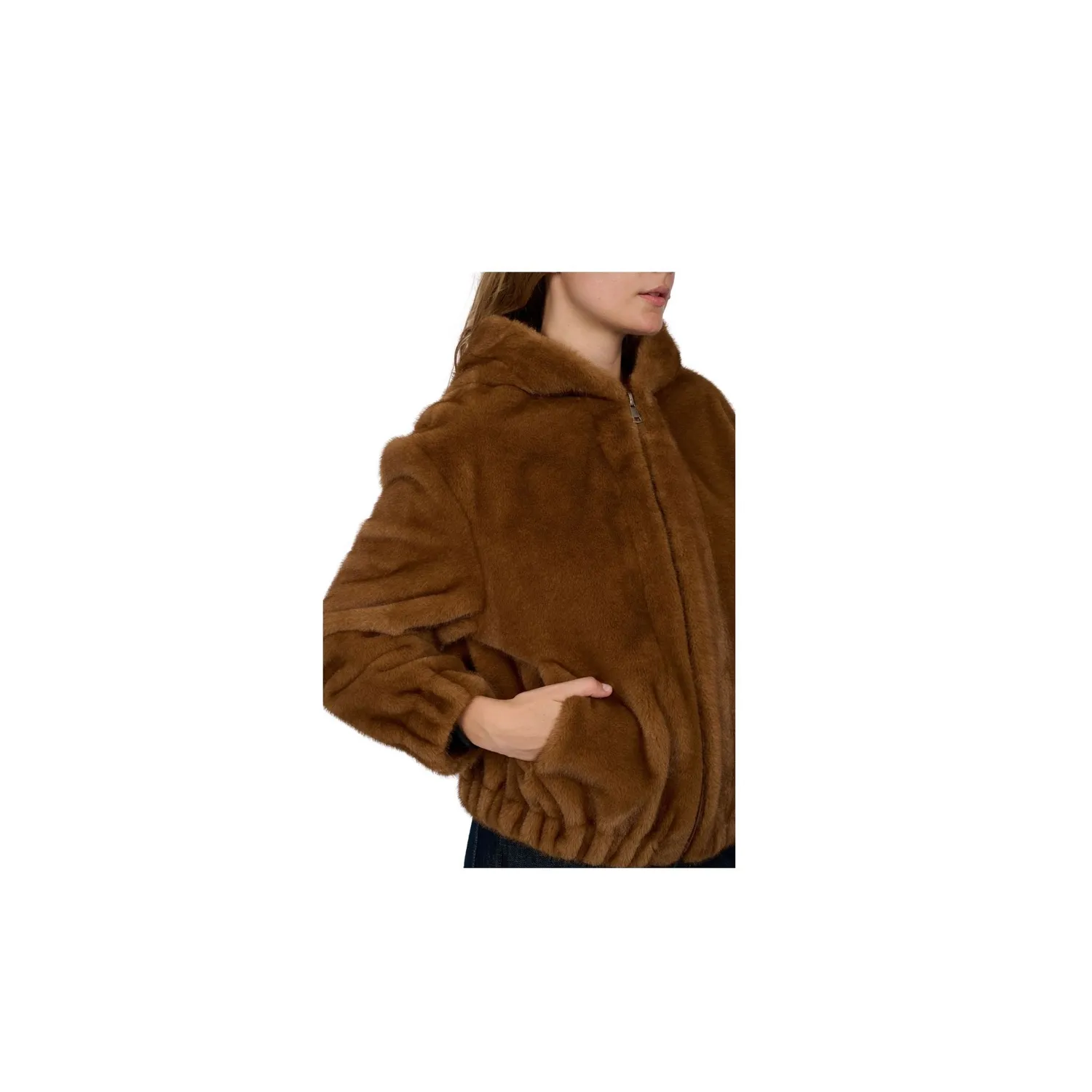 Oakwood Lise 65293 blouson fausse fourrure fauve