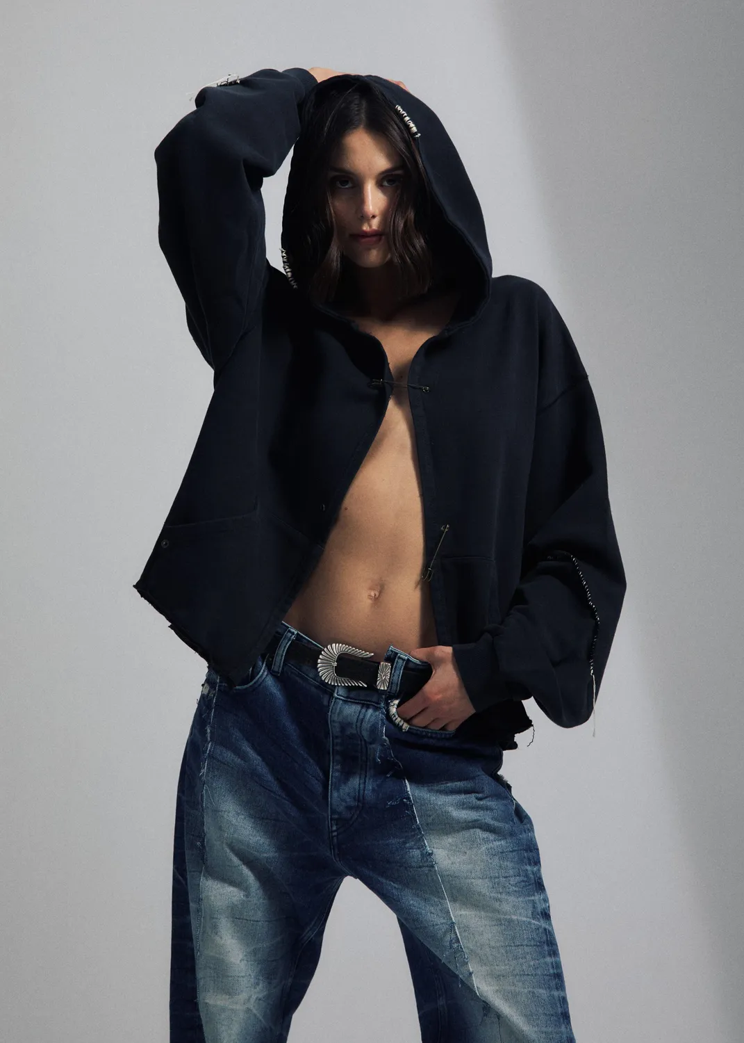 Paolo Leduc 1997 Reconstruction hoodie coton bio oversize