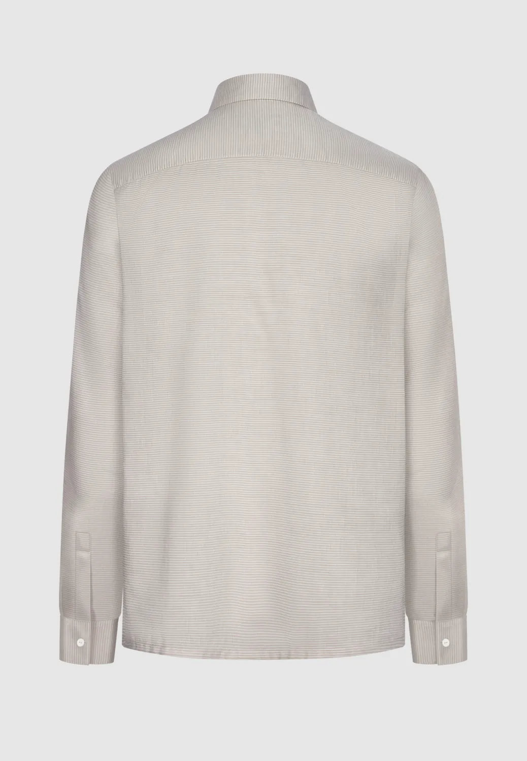 Pierre Talamon chemise voile coton fines rayures