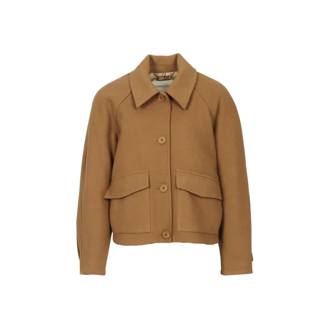 Oakwood Lauren 65360 veste laine café ouatinée