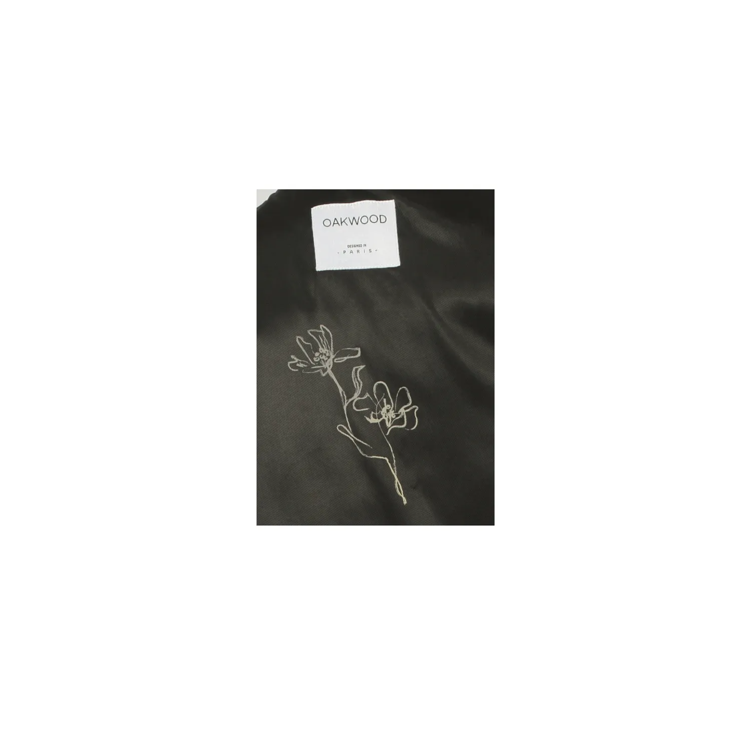 Oakwood Houston 65311 veste cuir mouton noire