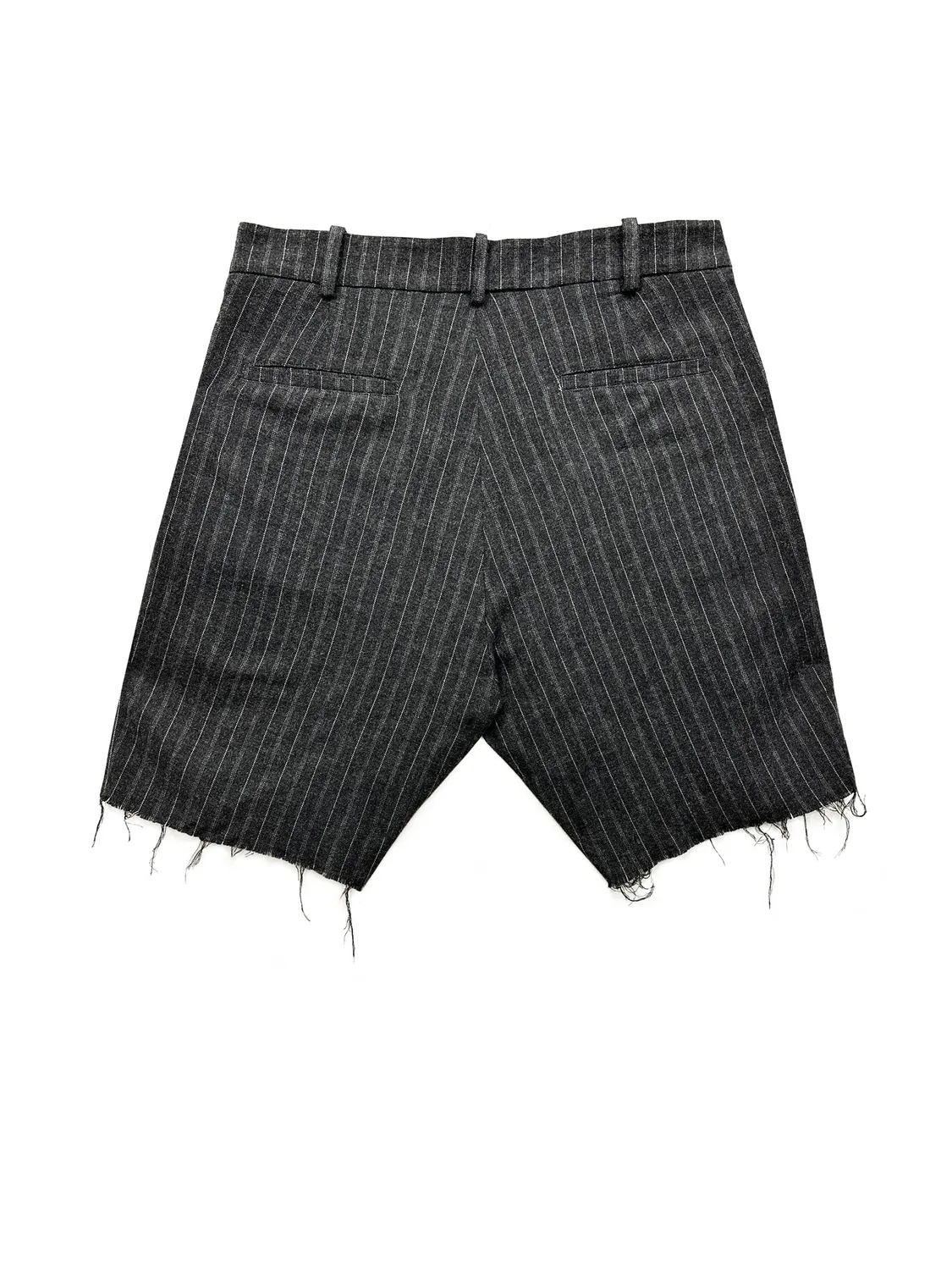 PAOLO LEDUC The Illicit Hemline short tailleur gris rayé laine