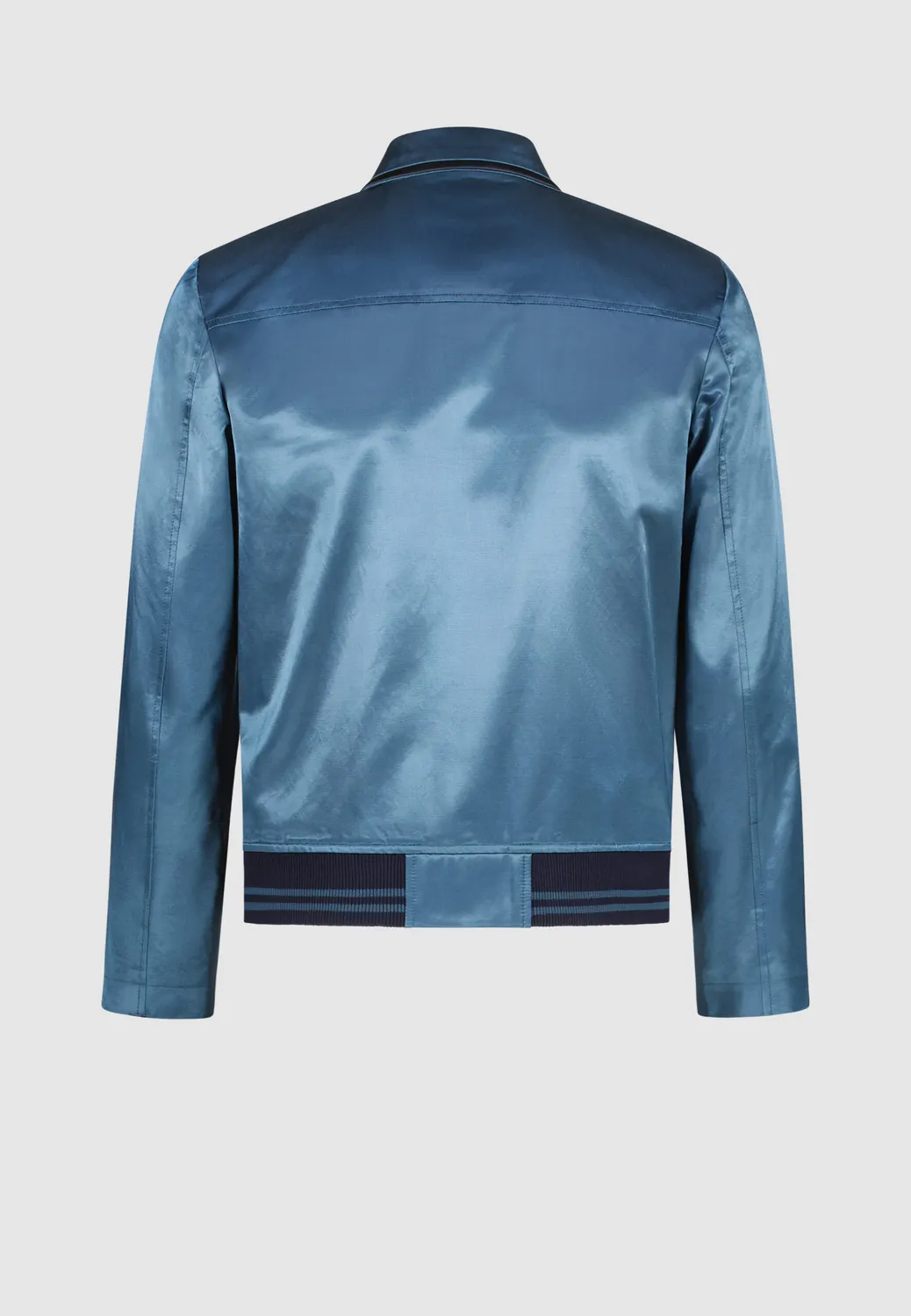 Pierre Talamon Bombers blouson bleu coupe droite