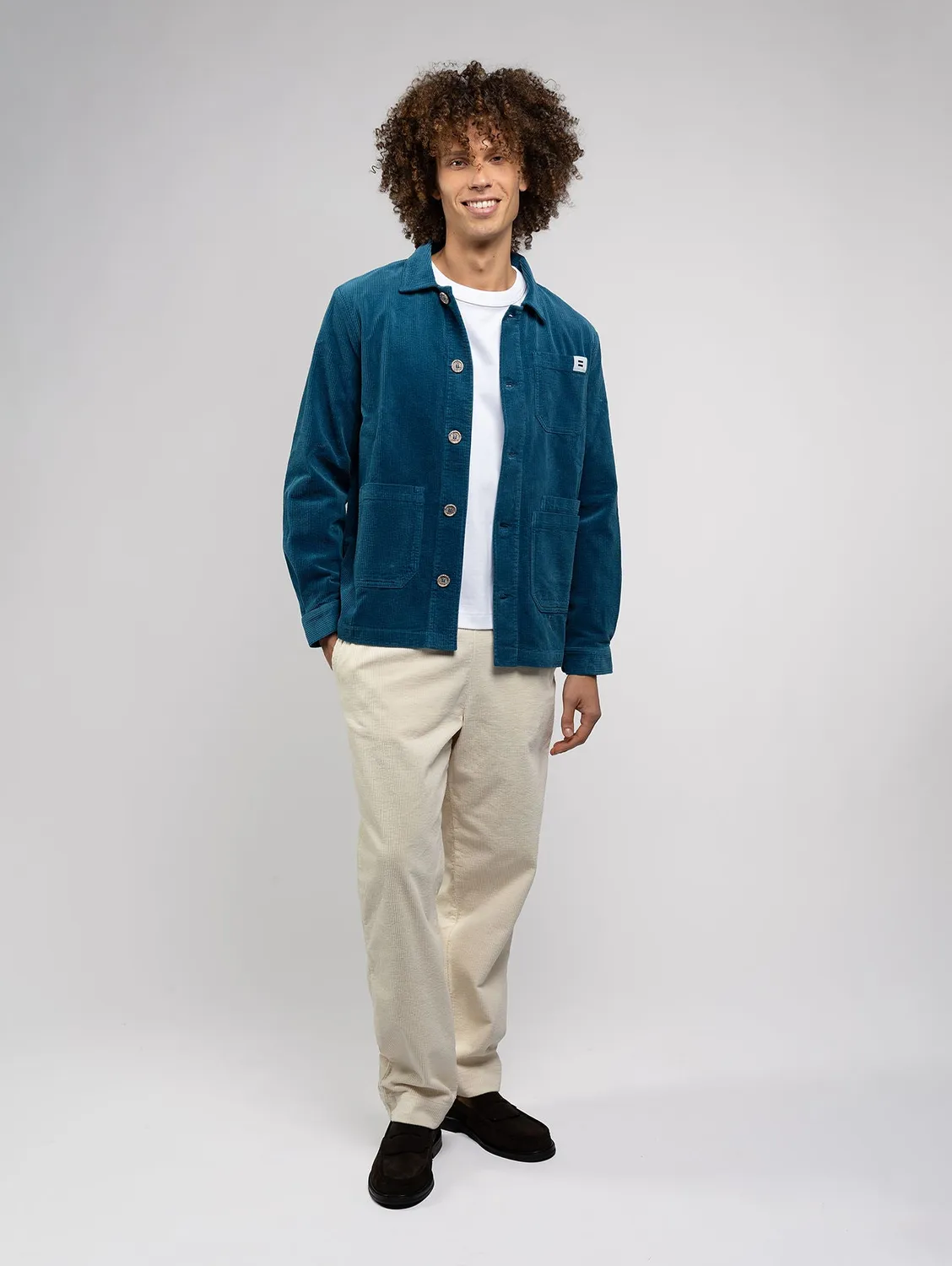 Cotelé Paris pantalon Lazy homme sable velours bio
