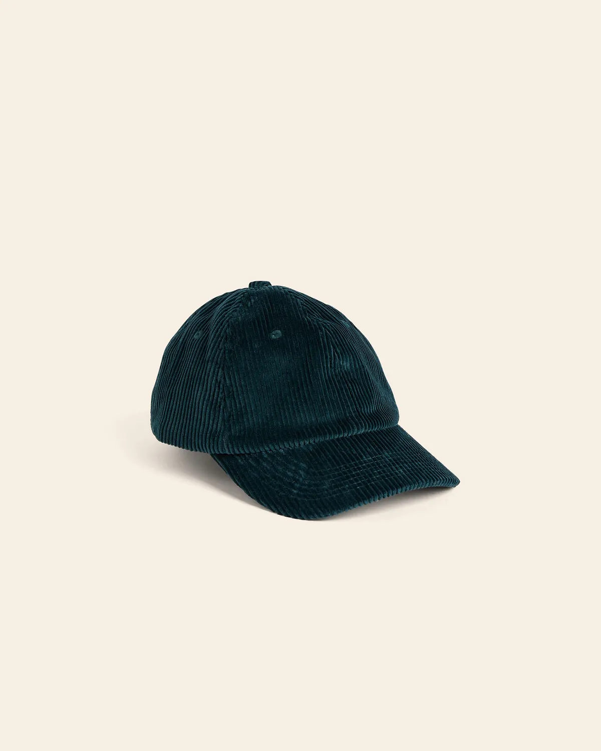 Cotélé Paris casquette velours sapin TU