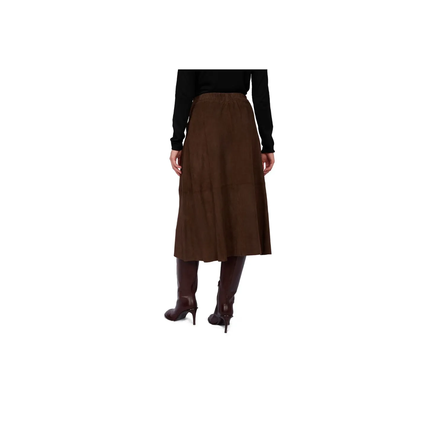 Oakwood Nahee 65186 jupe chèvre velours choco
