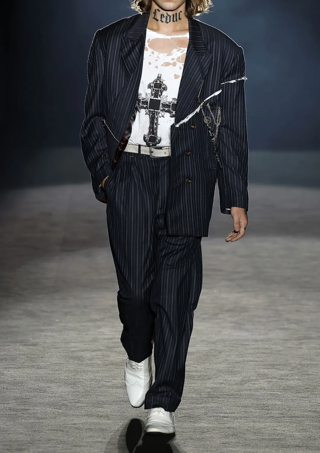 Paolo Leduc El Santo Leduc pantalon tailleur laine