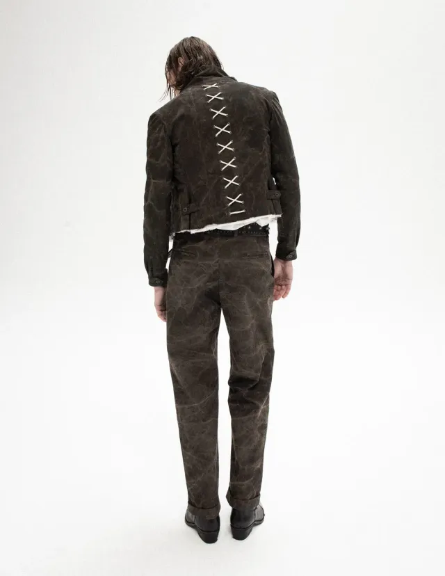 Paolo Leduc Spinal Tap veste coton cropped S M L