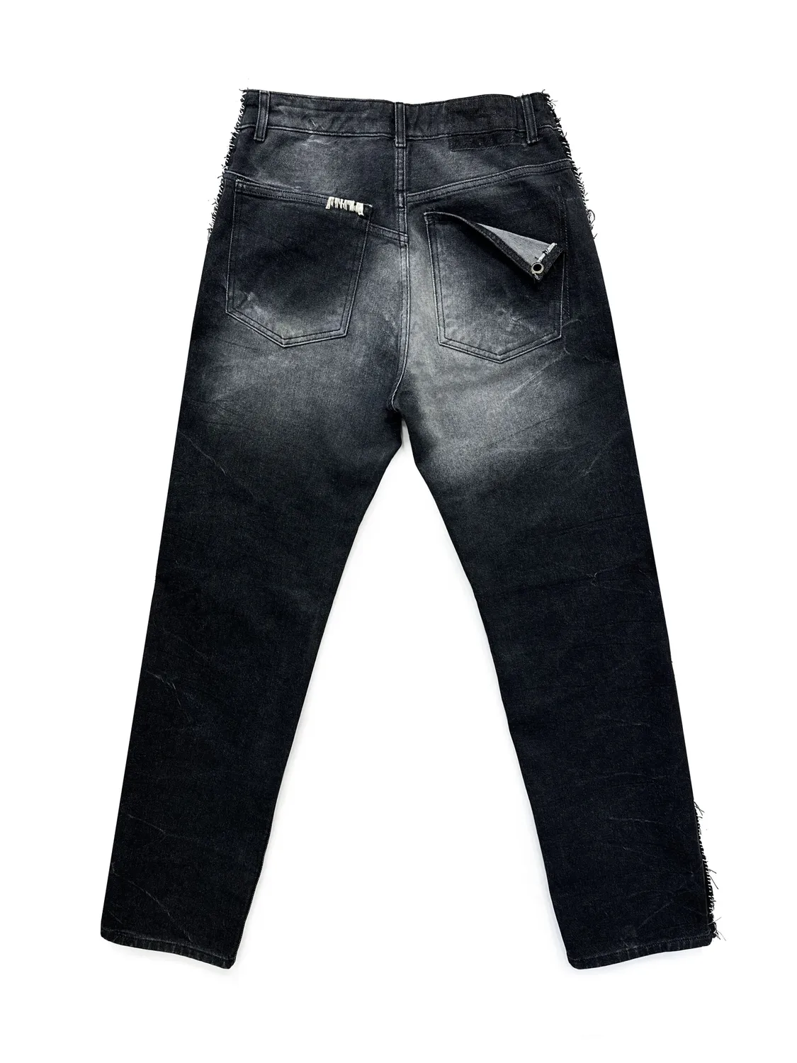 Paolo Leduc Fast Rider jean baggy noir denim 14 oz