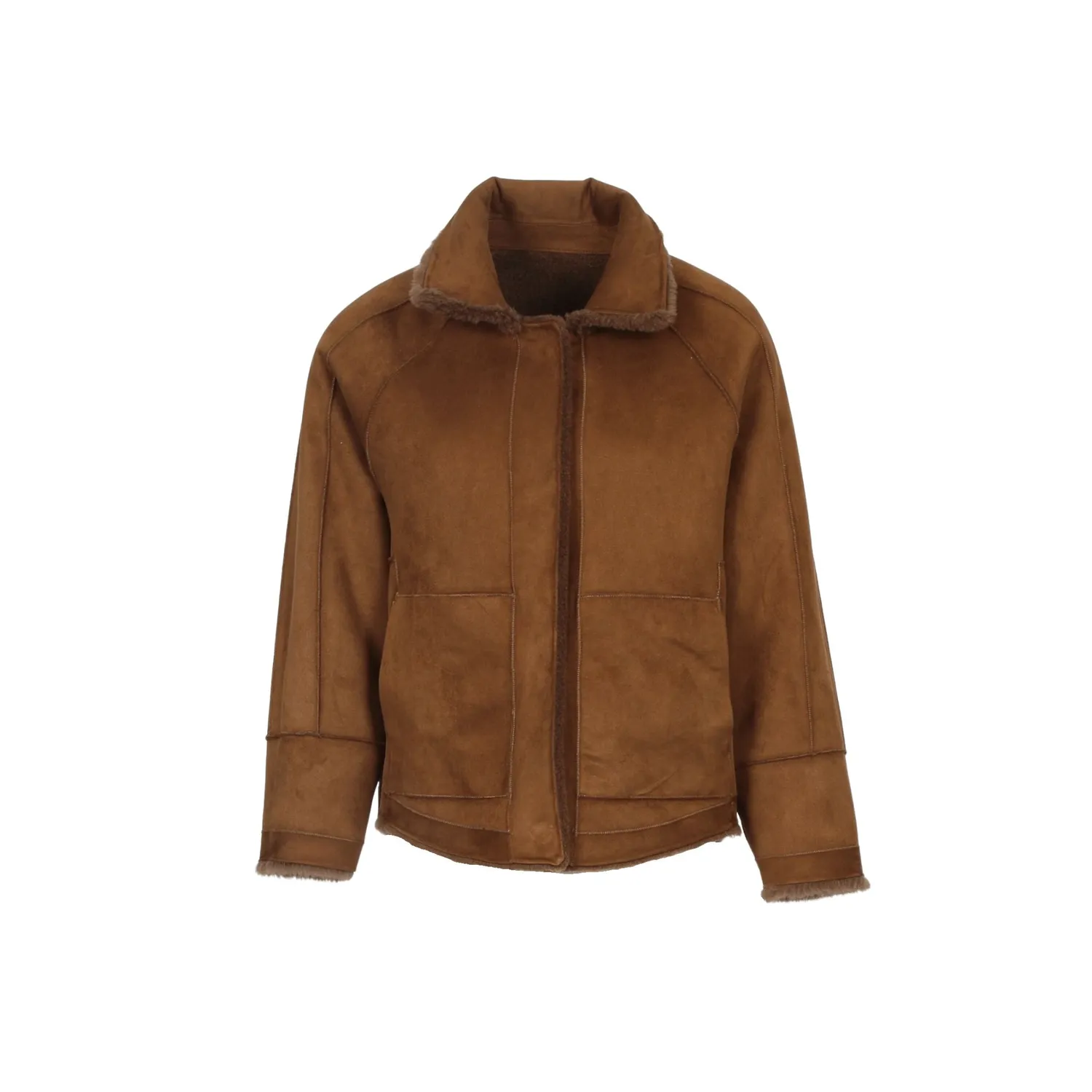 Oakwood Helen 63748 veste laine toffee réversible