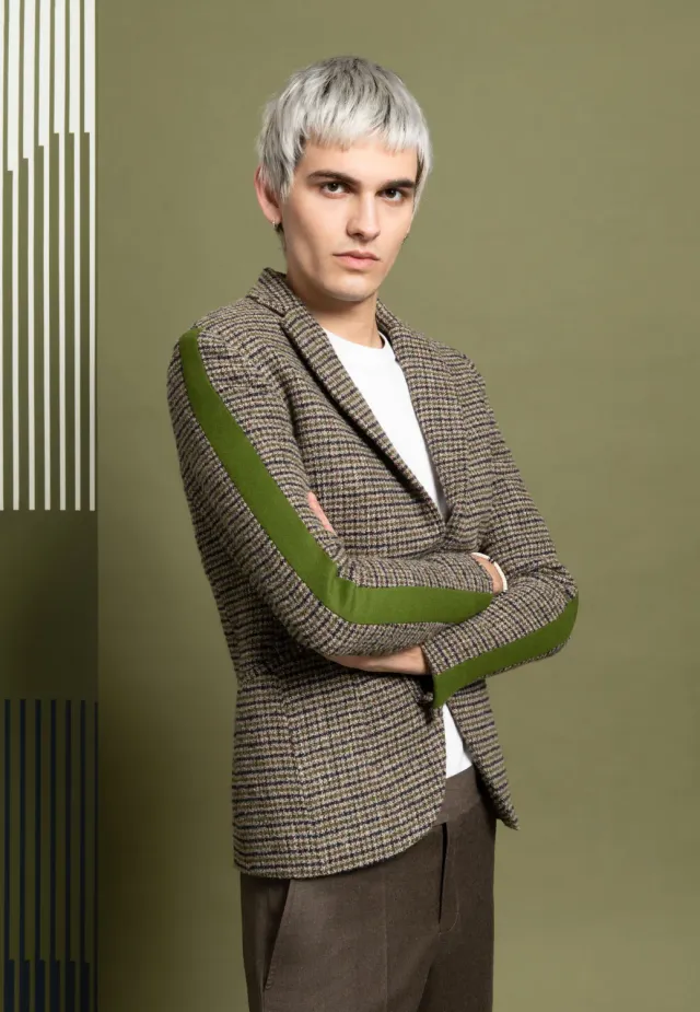 Pierre Talamon Sport veste à carreaux homme