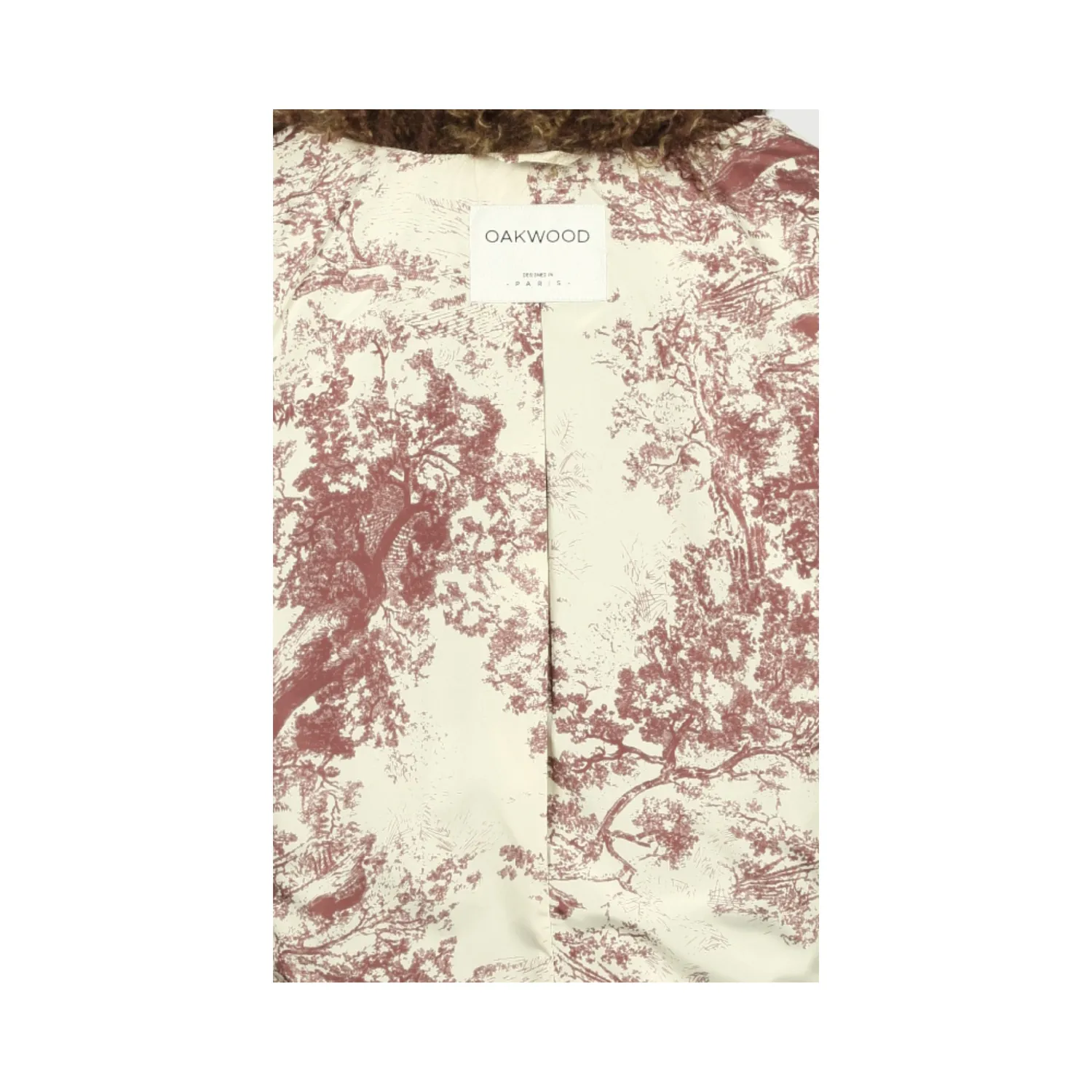 Oakwood Kyoto 65263 veste fausse fourrure bronze courte
