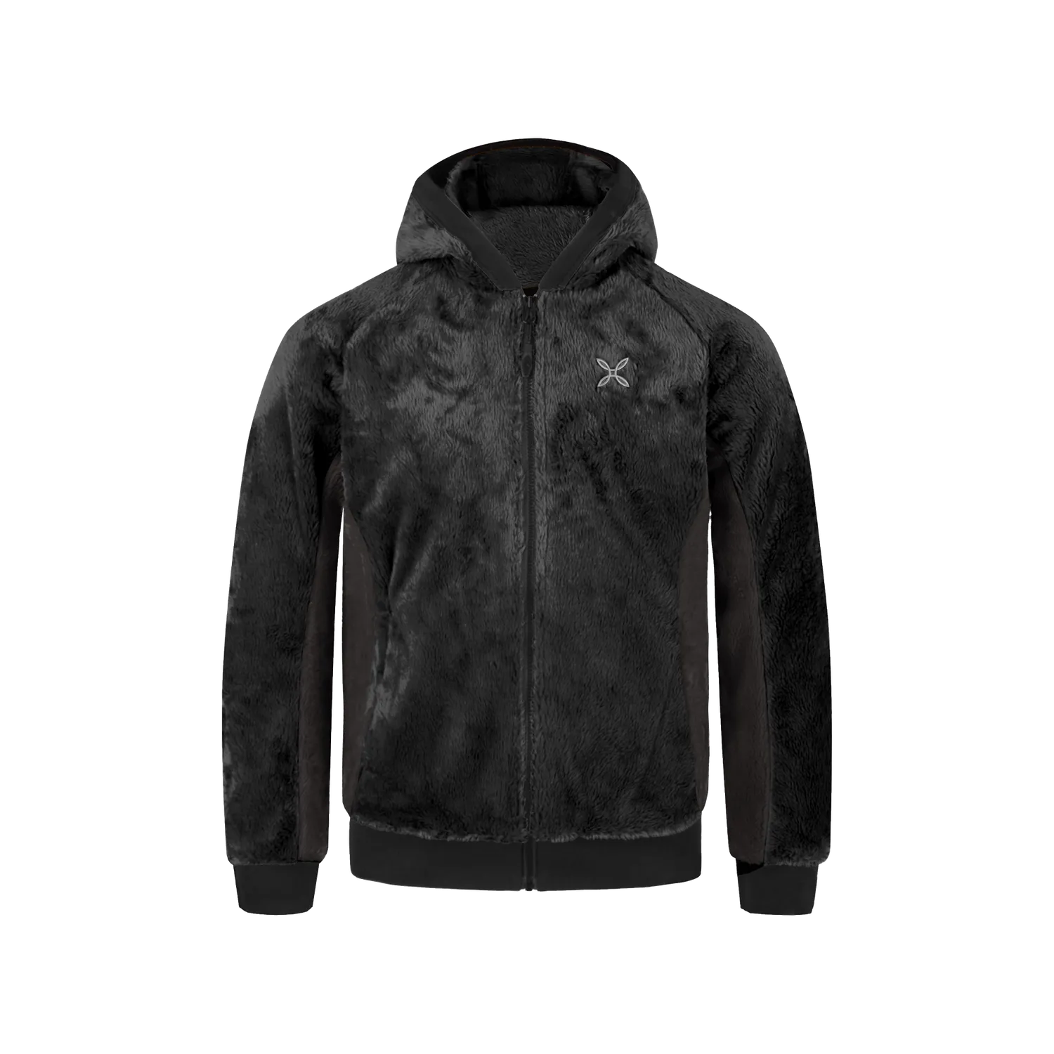 Montura Track sweat capuche enfant turquoise polaire