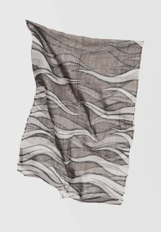 Pierre Talamon Naga foulard écorce