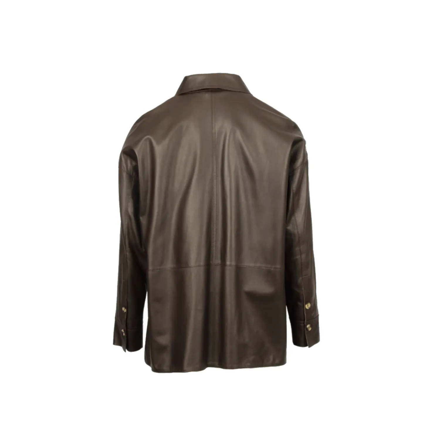 Oakwood Bella 65307 chemise cuir mouton choco droite