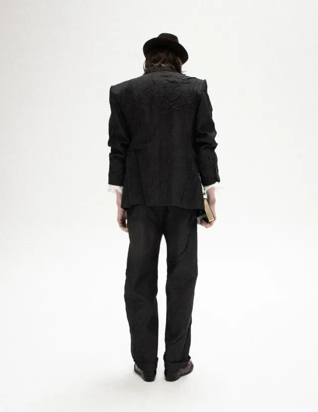 Paolo Leduc Pleasure Pants pantalon laine pinstripe