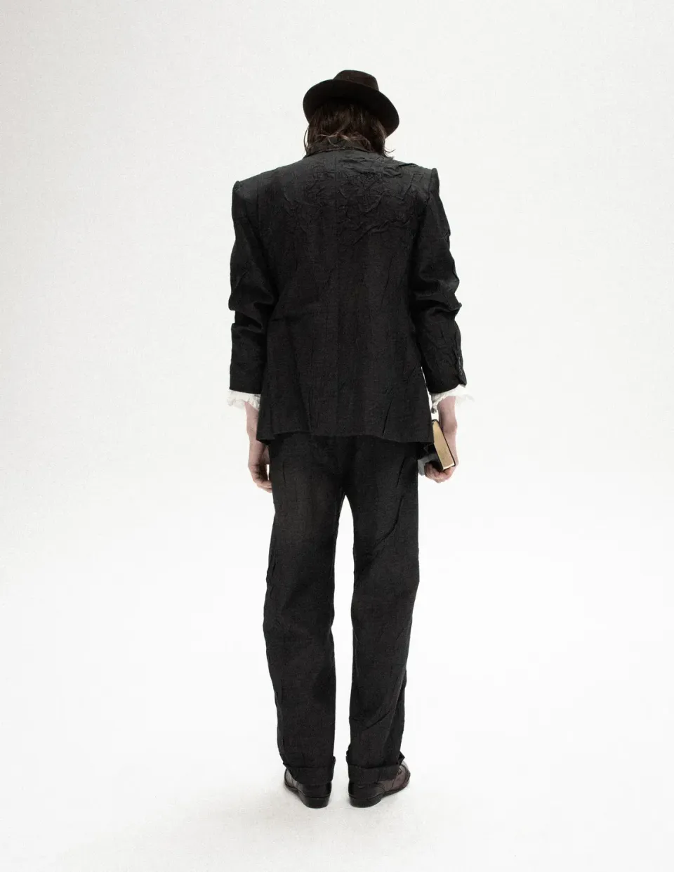 Paolo Leduc Pleasure Pants pantalon laine pinstripe