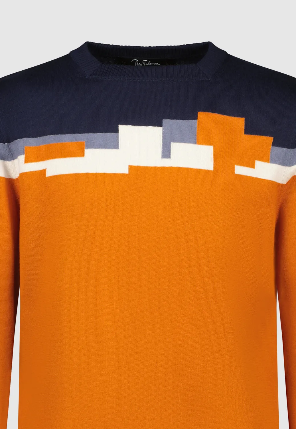 Pierre Talamon Pull Agrigente orange chaud