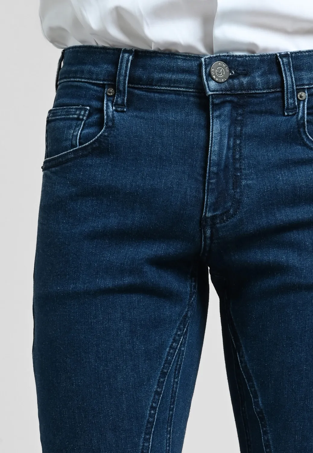 Pierre Talamon Zen Ocean jean bleu droit