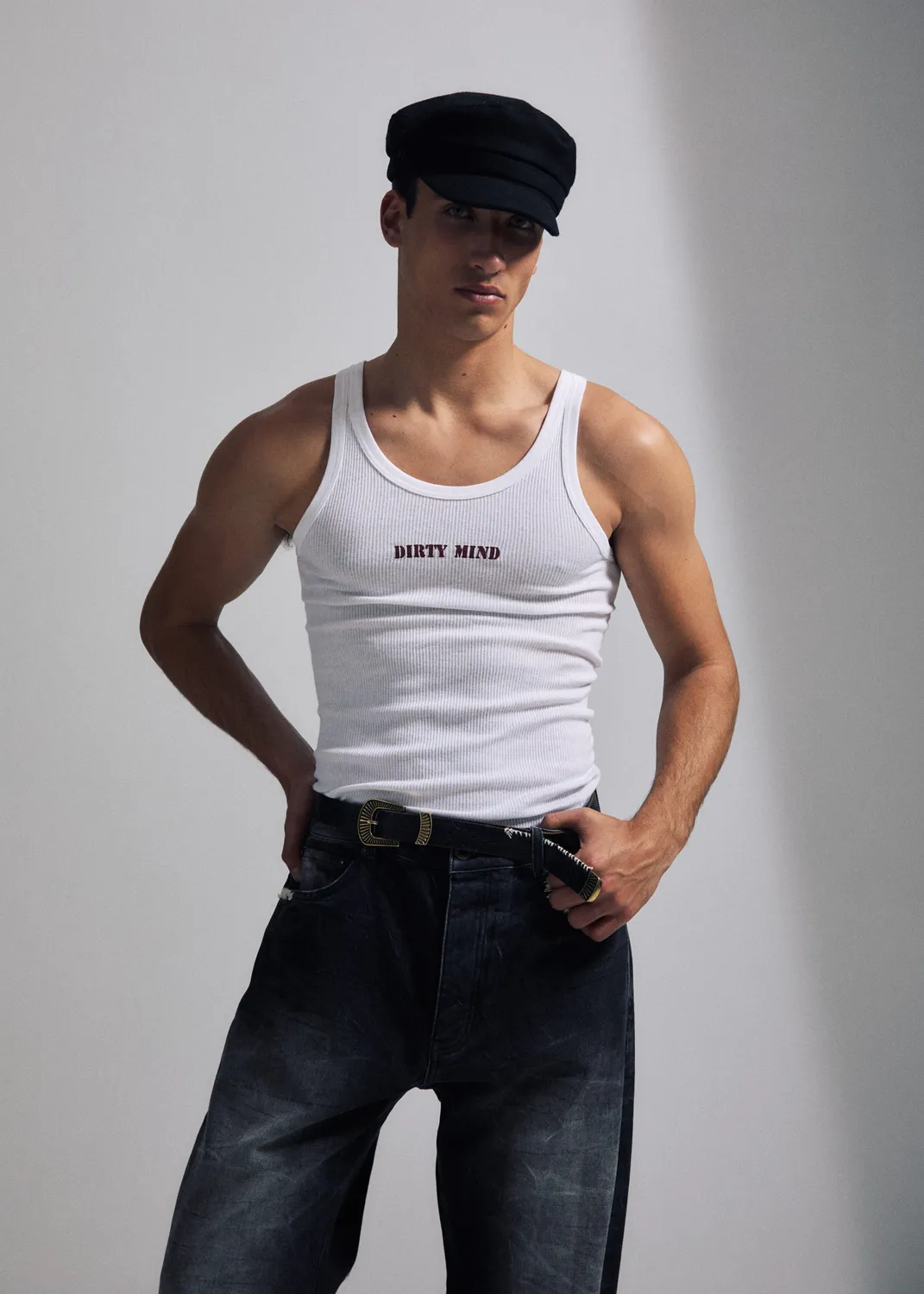 Paolo Leduc Dirty Mind débardeur blanc ajusté