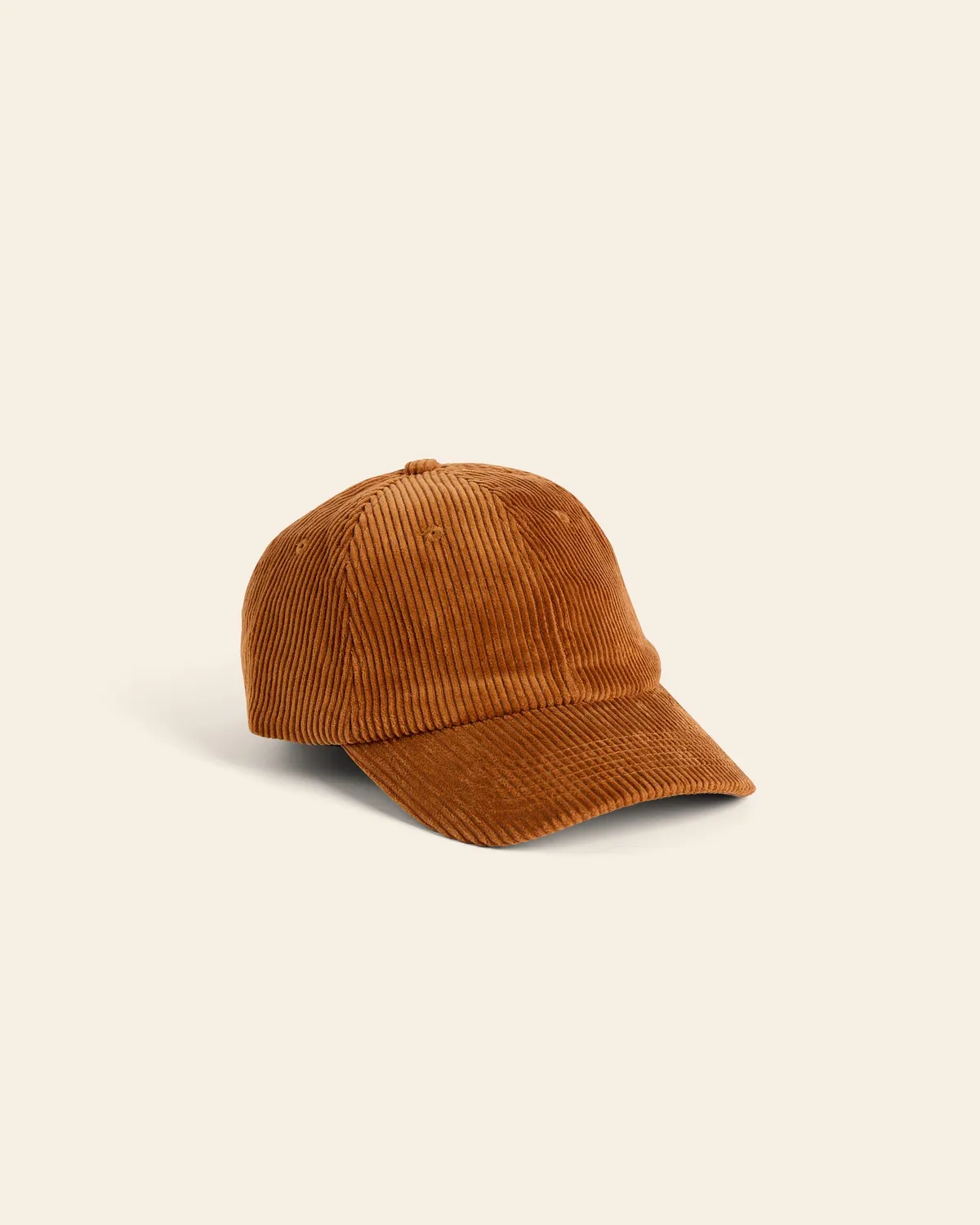 Cotelé Paris Côtelé Camel casquette velours camel