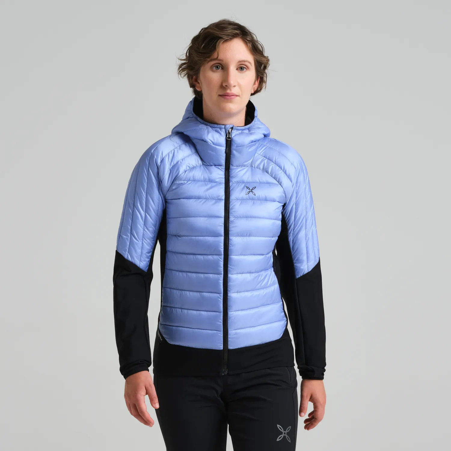 Montura Peak Hybrid Hooded Jacket doudoune femme turquoise isolante