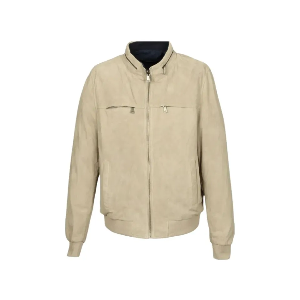 Oakwood Dylan 65208 blouson cuir réversible yemen ocean