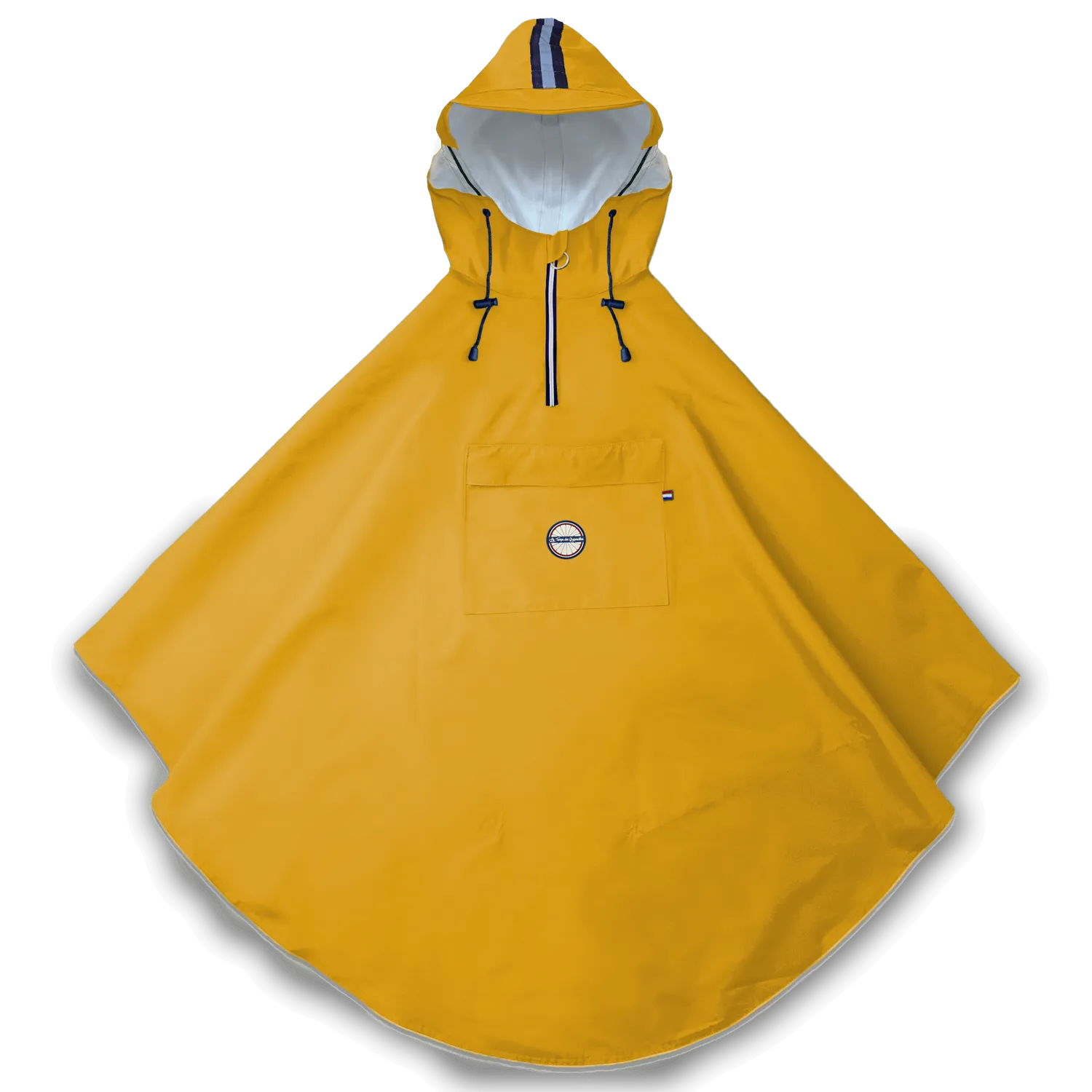 Le Temps des Grenouilles Cap Breton cape pluie vélo recyclée