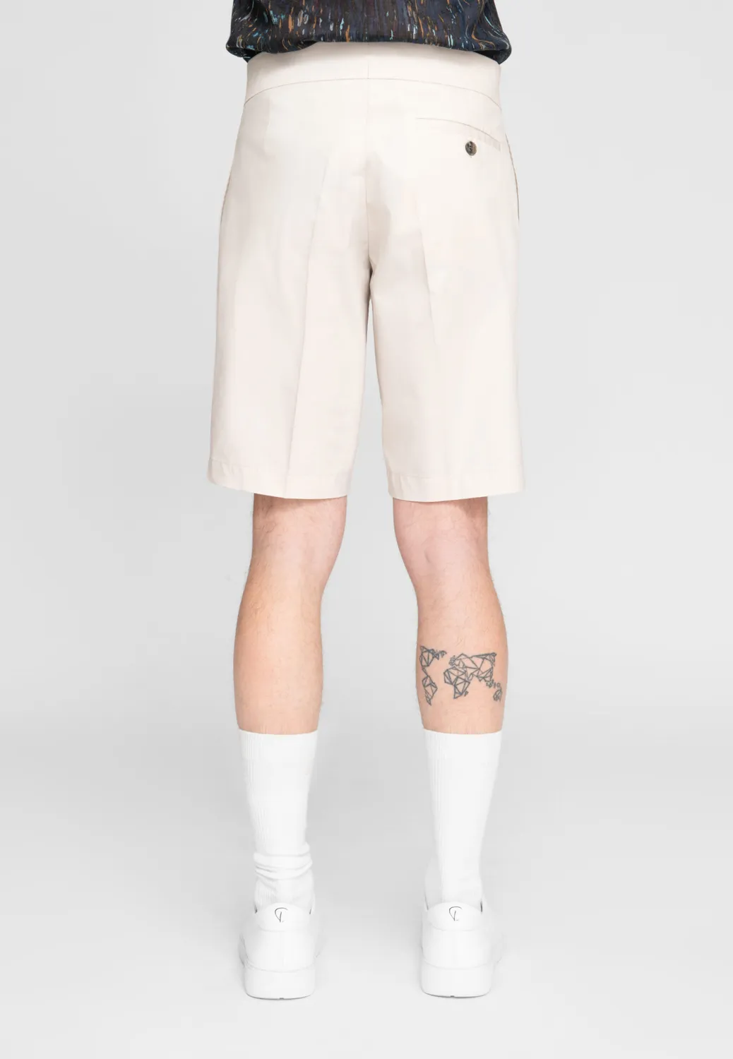 Pierre Talamon JAA2 bermuda beige coupe droite