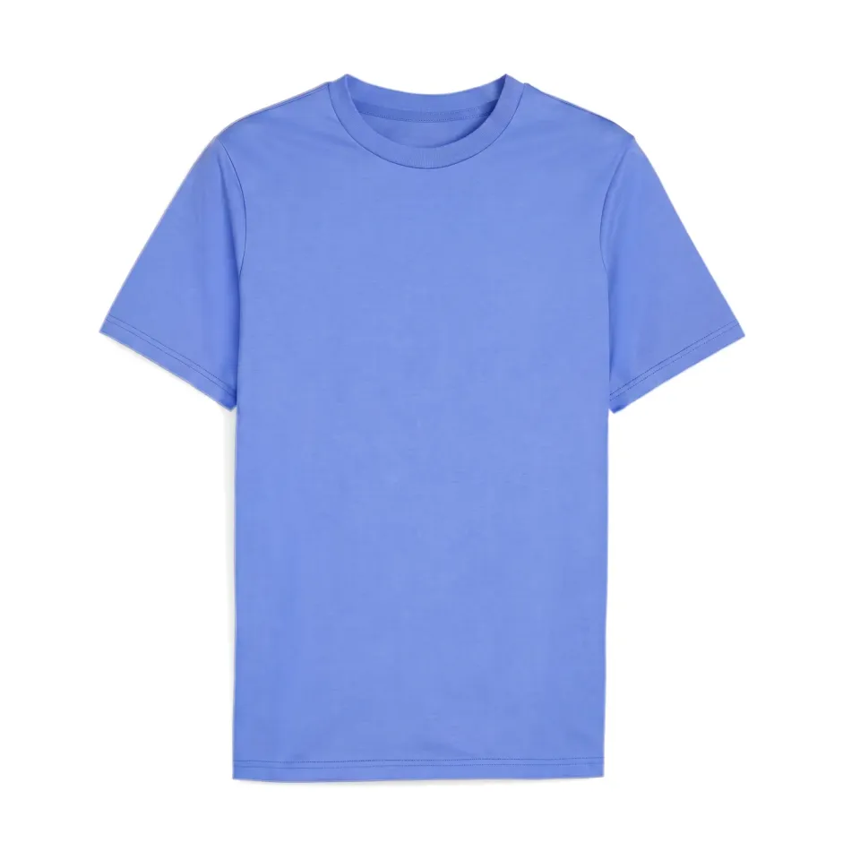 INSPYRATIONS Y EMBLEME t-shirt bleu horizon coton bio