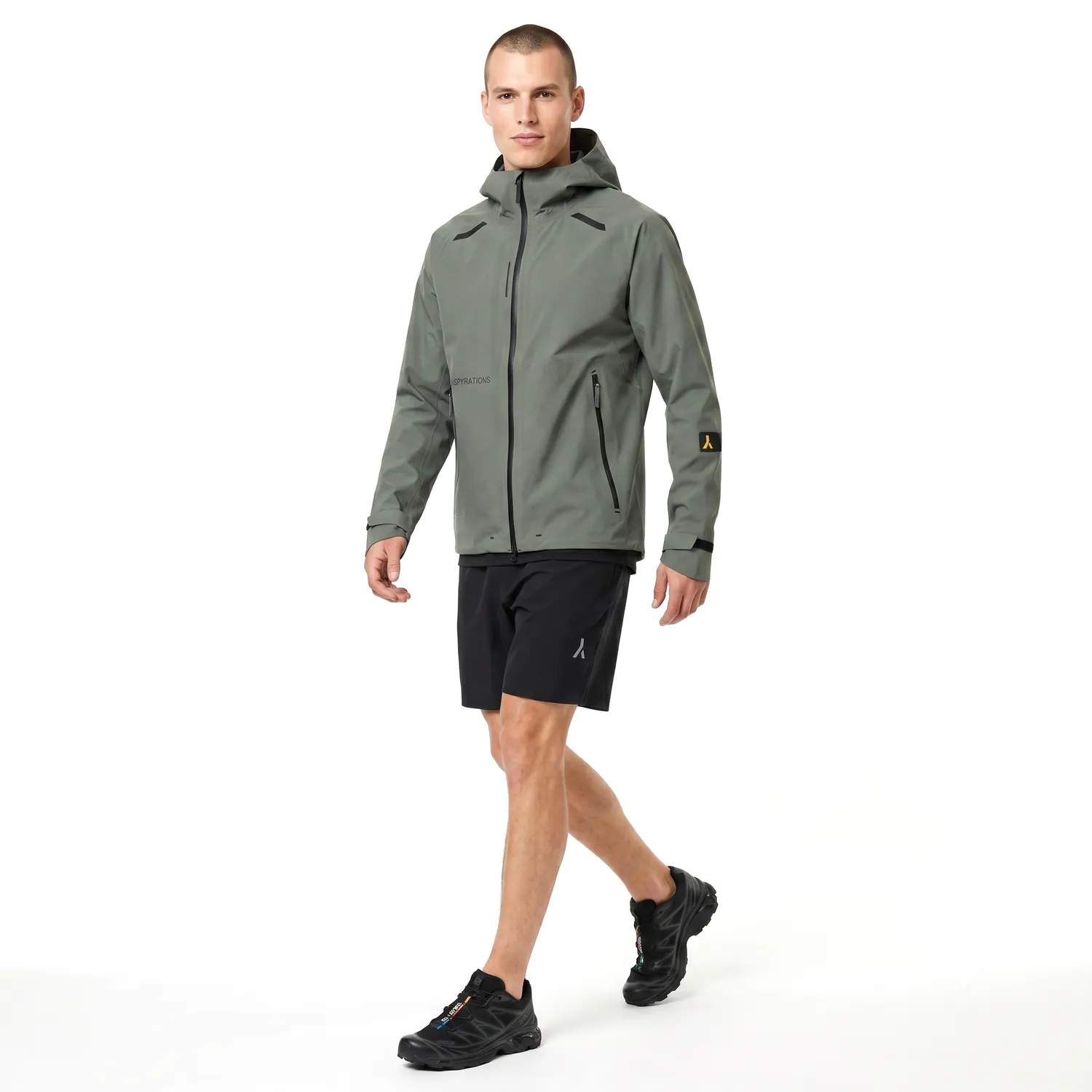 INSPYRATIONS ACTYV short homme noir stretch