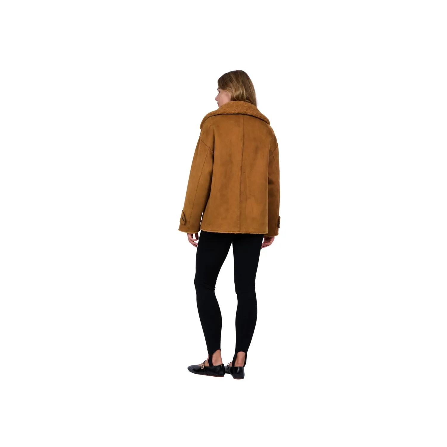 Oakwood Mundi veste fausse fourrure whisky