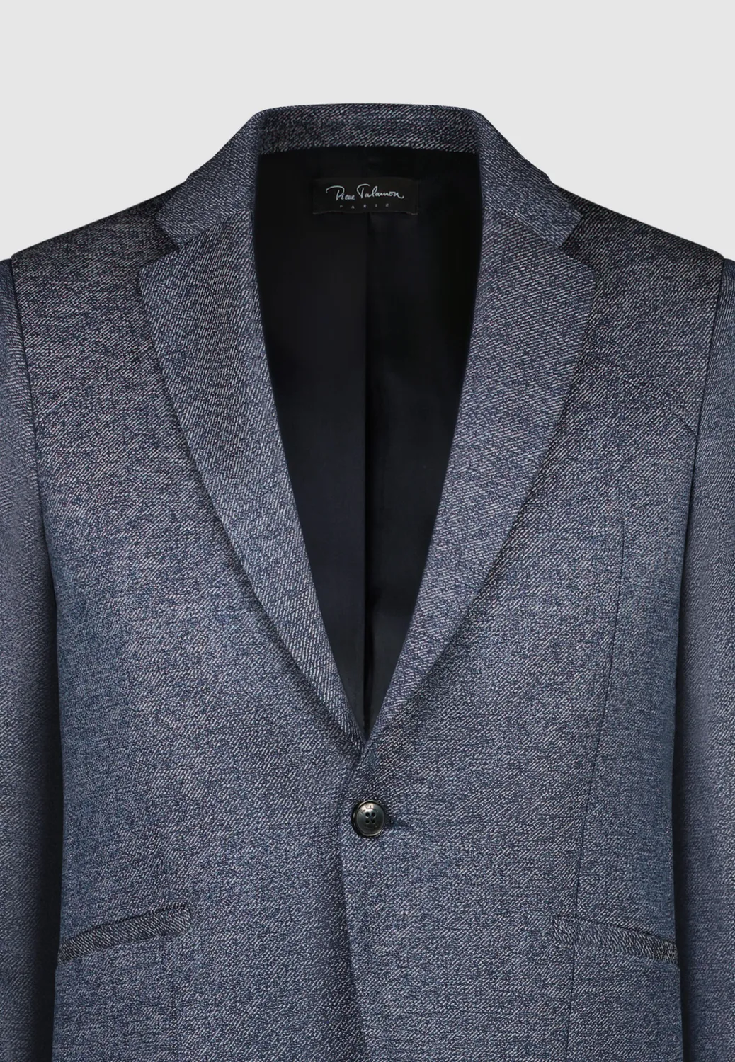 Pierre Talamon veste bleu chiné tailleur