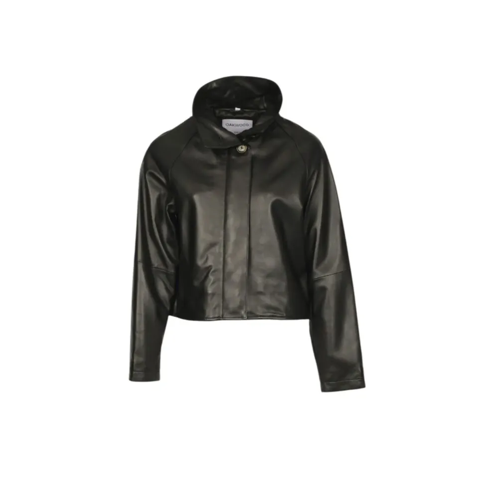 Oakwood Lovely 65312 blouson cuir noir mouton