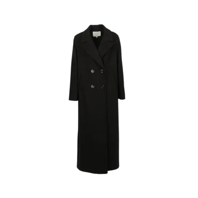 Oakwood Grace 65358 manteau noir laine double boutonnage