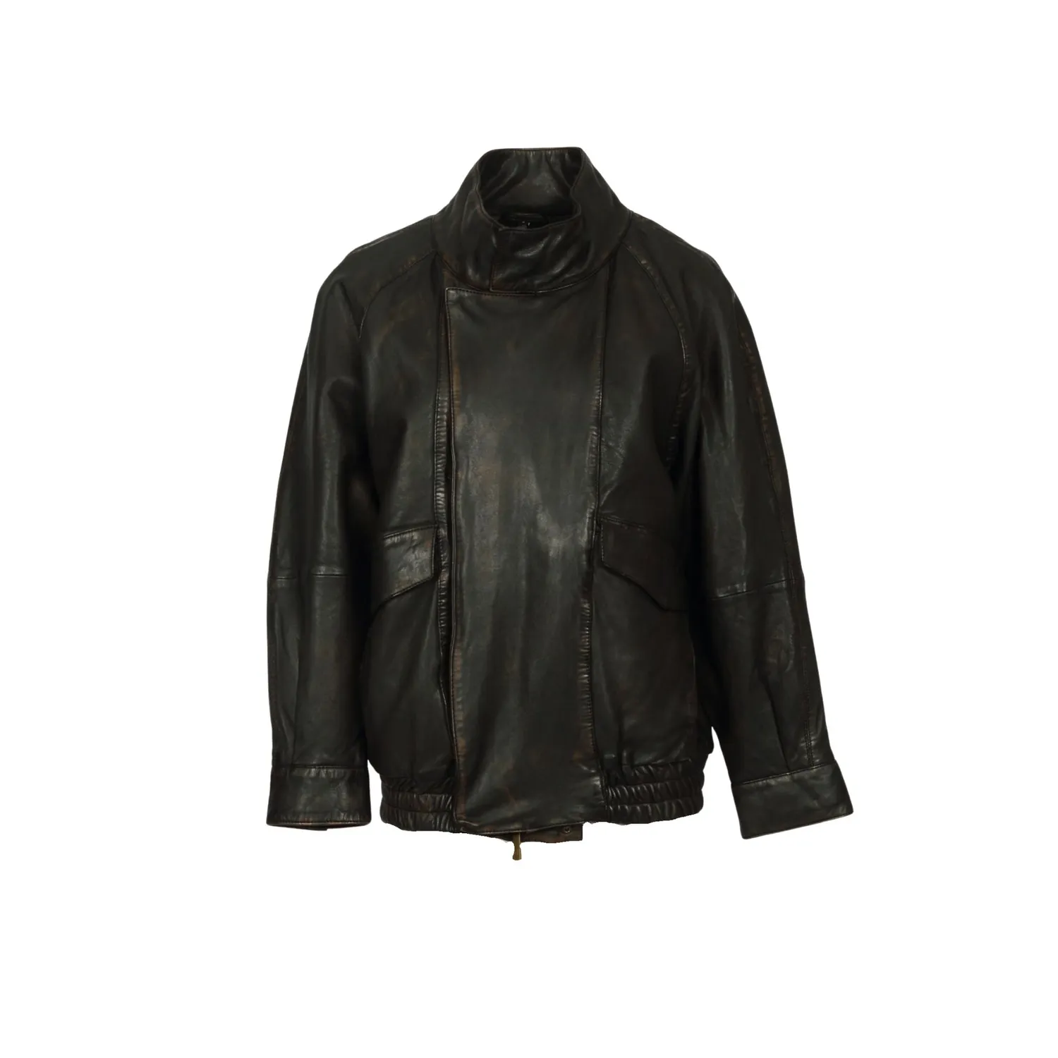 Oakwood Sailor 65350 blouson cuir marron vieilli