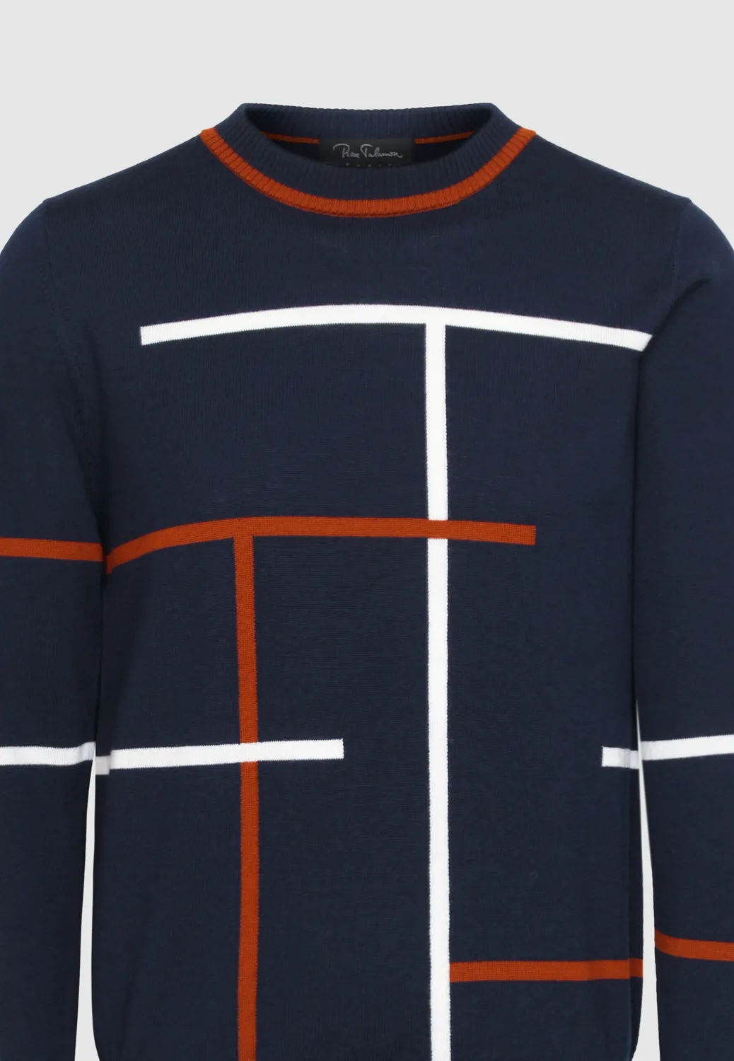 Pierre Talamon Tess Navy pull bleu marine