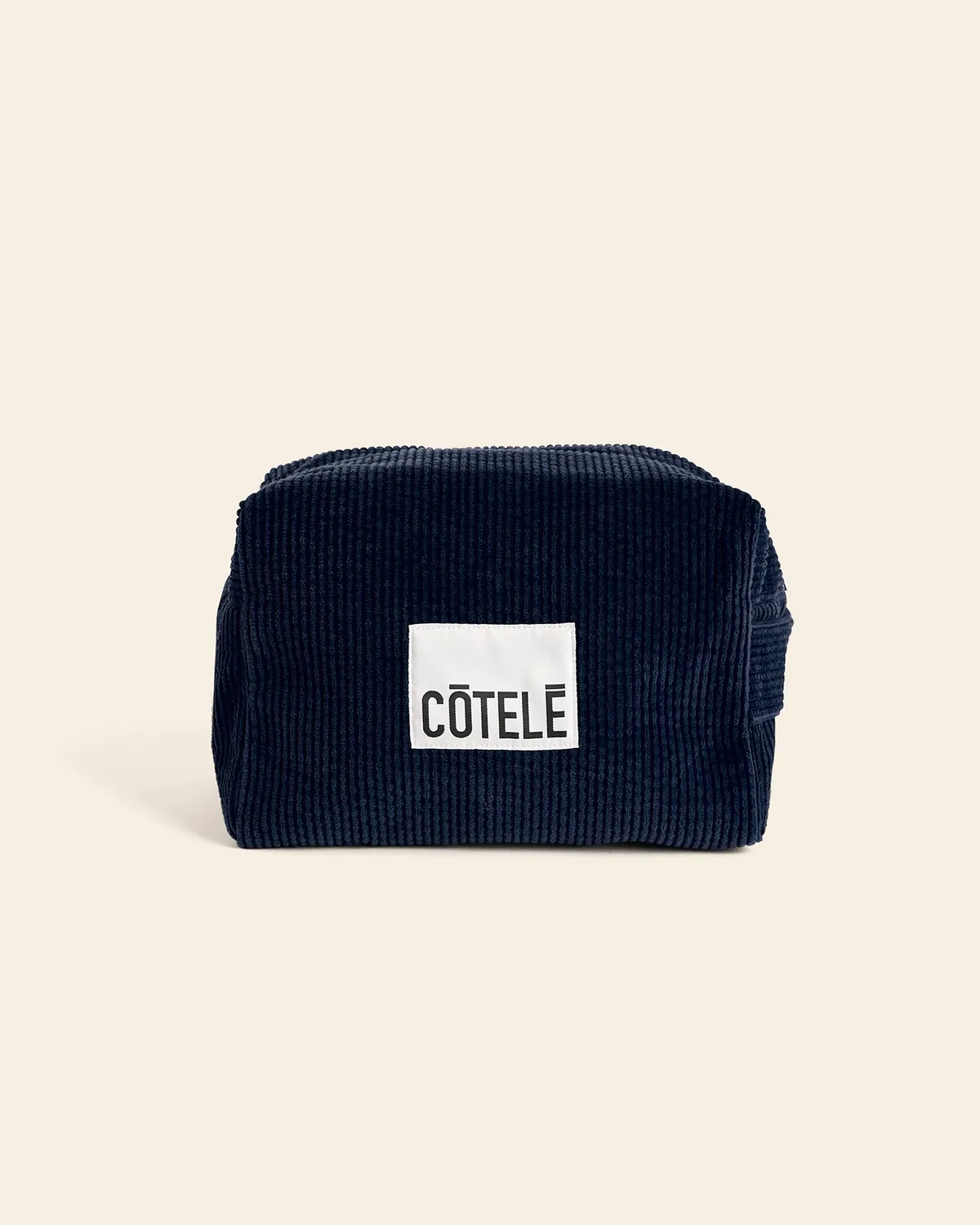 Cotelé Paris trousse de toilette XL navy velours