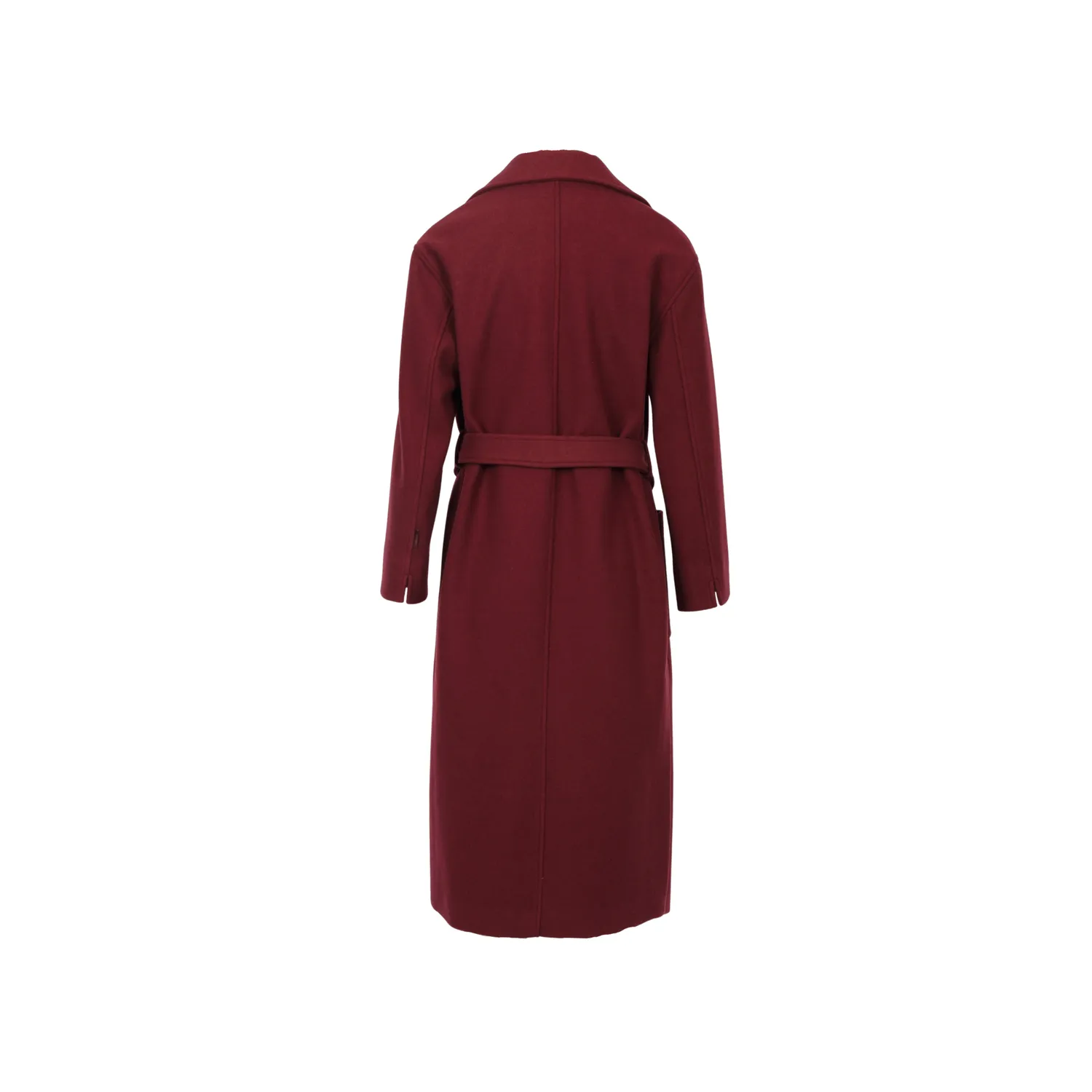 Oakwood Reality 65362 manteau laine bordeaux ceinture